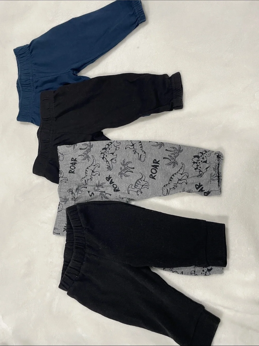 Carter's Navy, Black & Gray Dinosaur Jogger Set